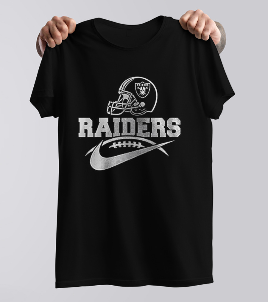 Raiders Helmet Nike Football T-Shirt