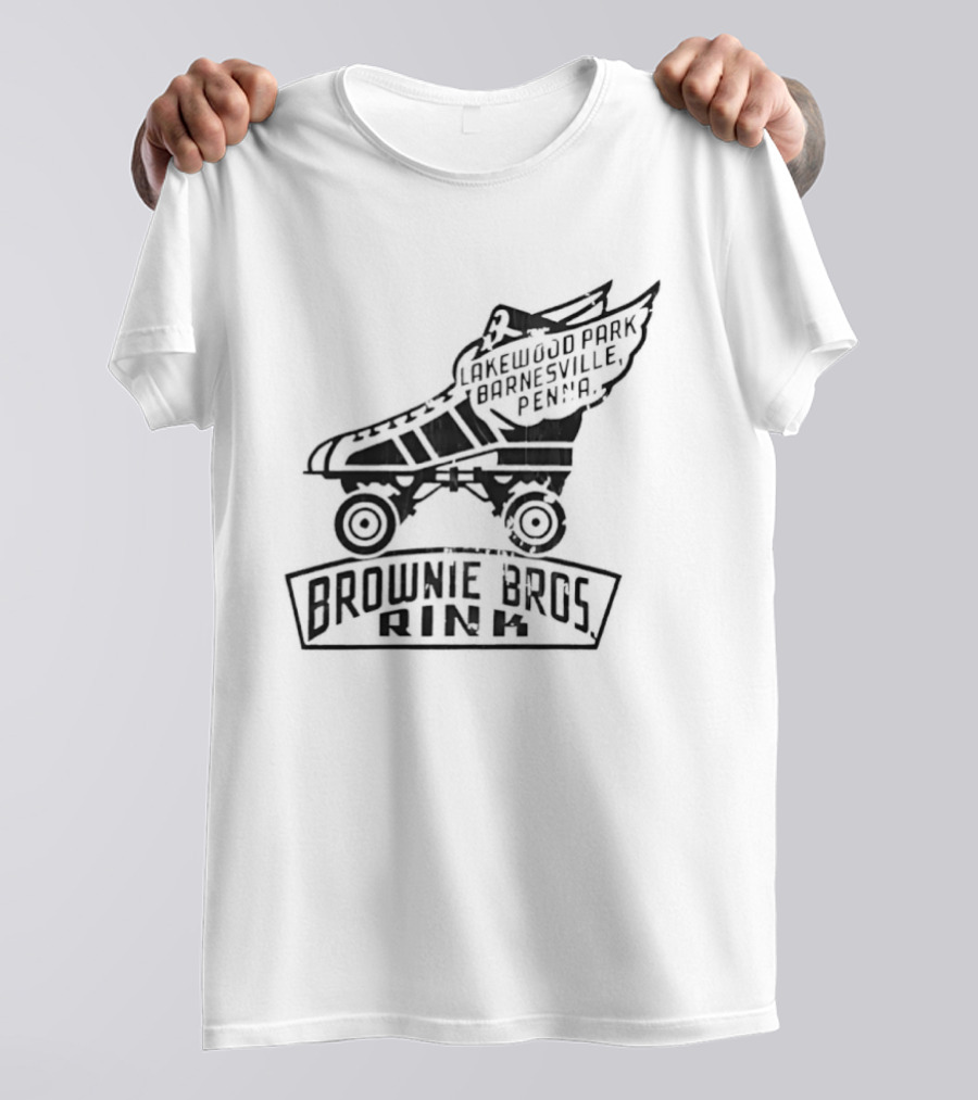 Brownie Bros Rink Lakewood Park Barnesville Pennsylvania Skate Roller T-Shirt