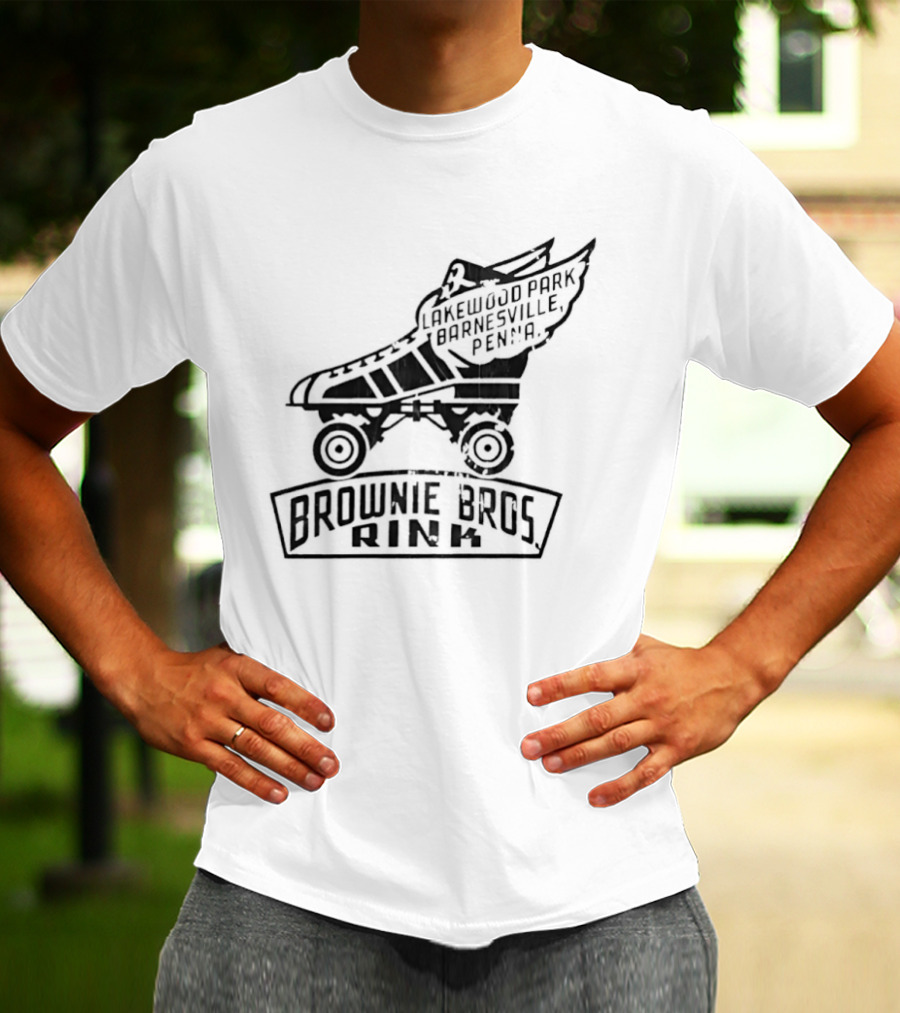 Brownie Bros Rink Lakewood Park Barnesville Pennsylvania Skate Roller T-Shirt