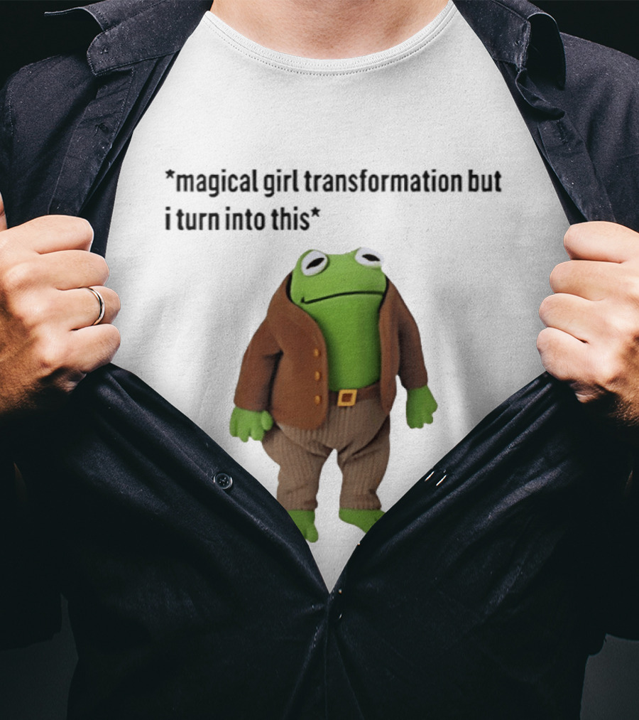 Frog And Toad Magical Girl Transformation Meme T-Shirt
