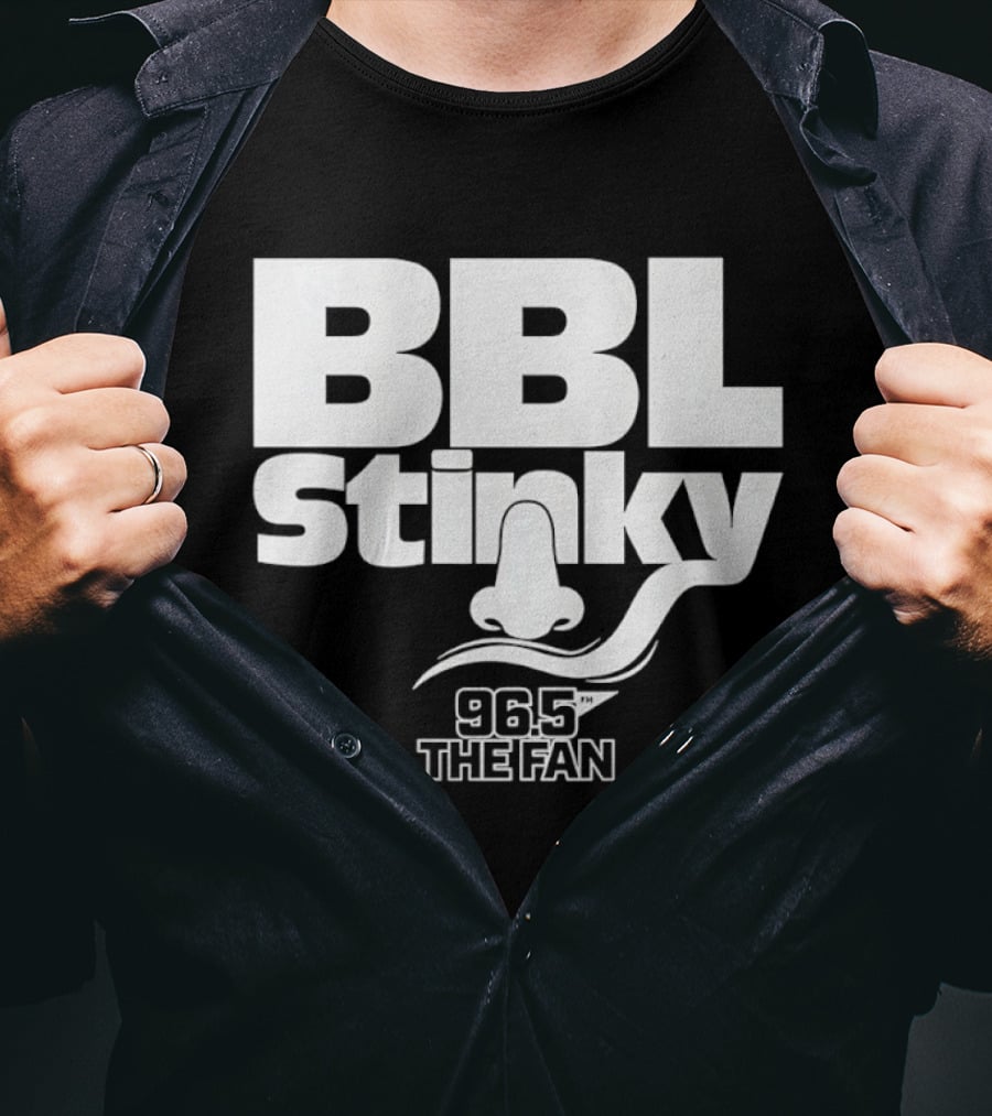 BBL Stinky 96.5 The Fan T-Shirt