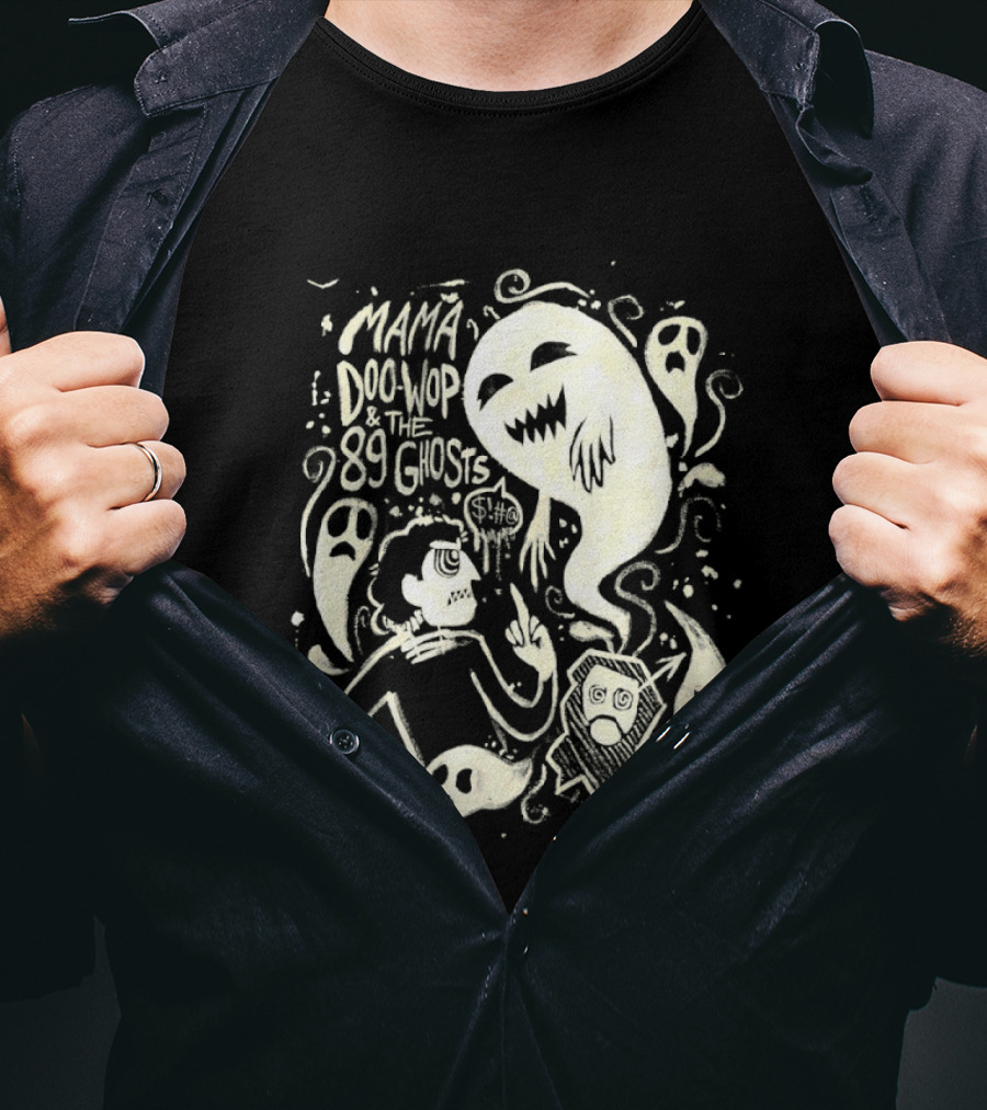 Mama Doo Wop And The 89 Ghosts Supernatural Illustrations T-Shirt