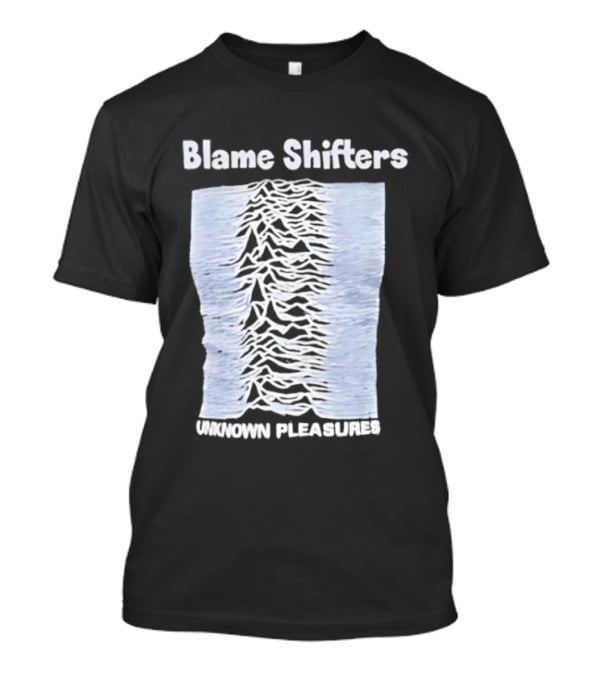 Blame Shifters Unknown Pleasures Waveform T-Shirt