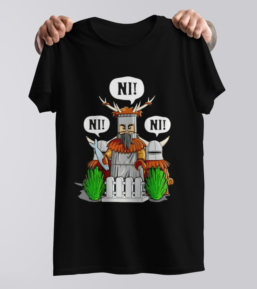 Viking Warrior Lego The Knights Of Ni NI! NI! NI! T-Shirt
