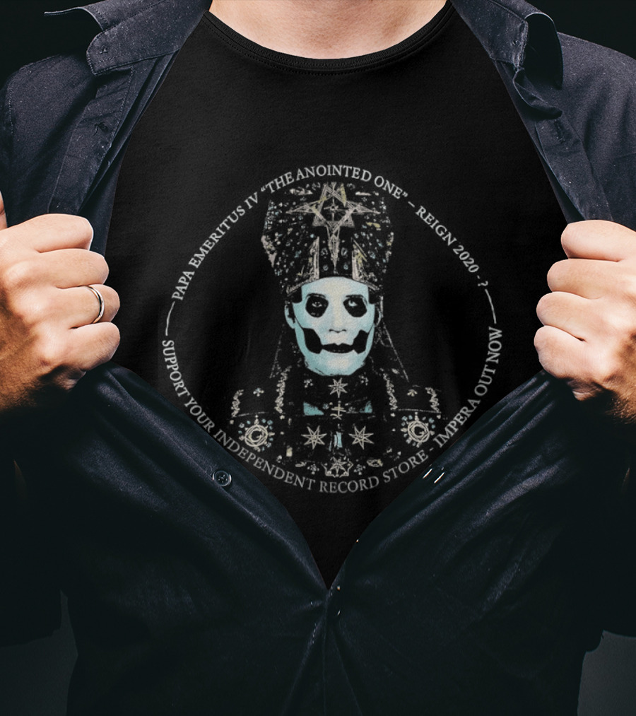 Papa Emeritus IV The Anointed One Reign 2020 Skull T-Shirt