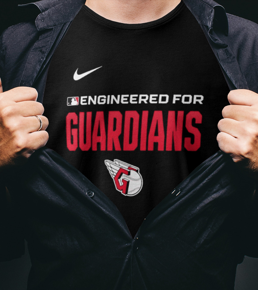 Engineered For Cleveland Guardians Nike MLB Team T-Shirt