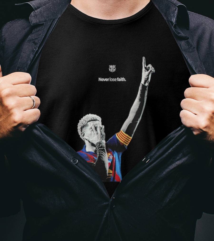 Ronald Araujo FC Barcelona Never Lose Faith T-Shirt