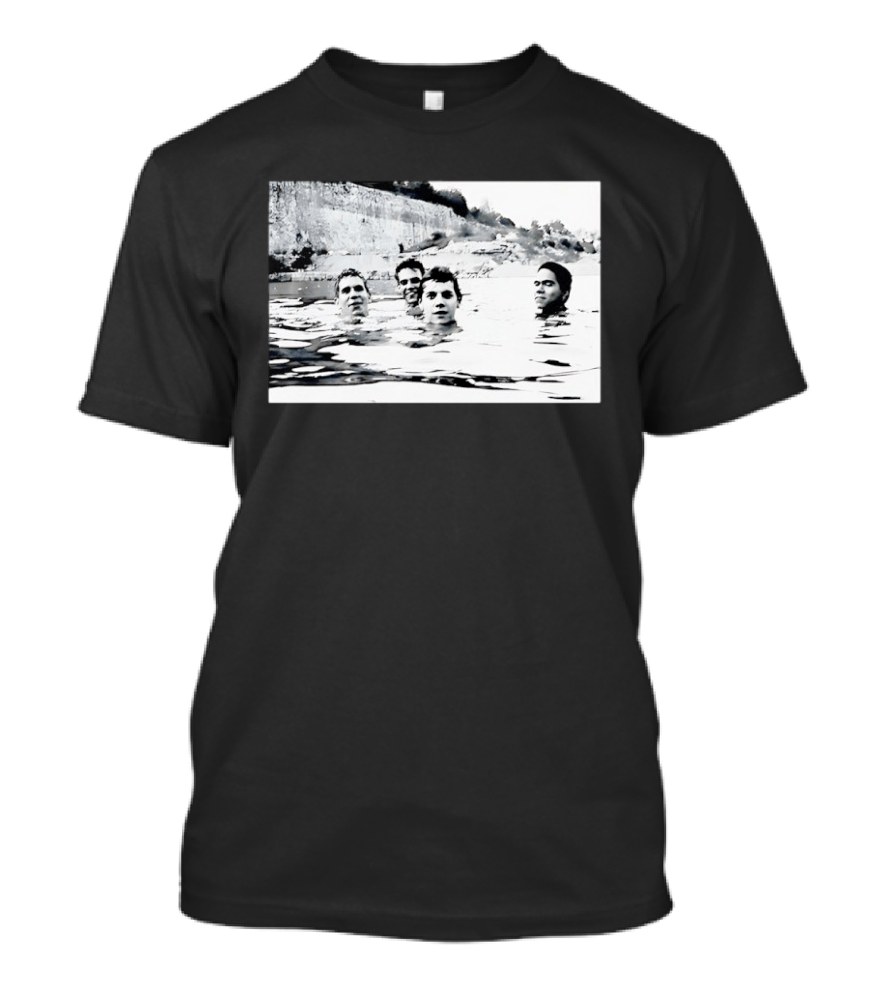 Slint Spiderland Album Cover Iconic Photo Black And White Band Image T-Shirt