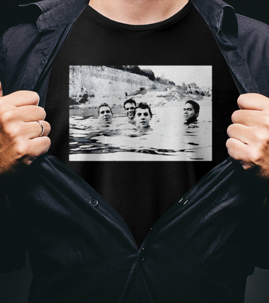 Slint Spiderland Album Cover Iconic Photo Black And White Band Image T-Shirt