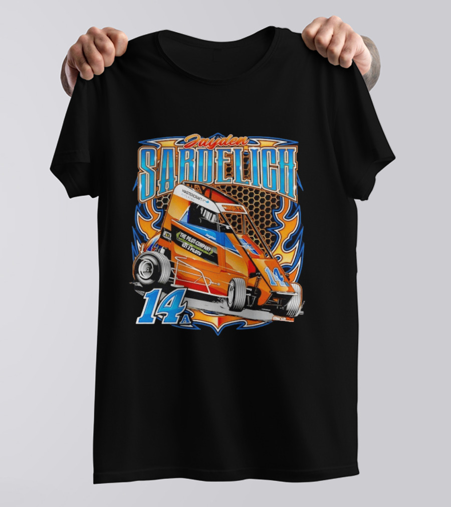 Jayden Sardelich The Pilot Company Mastercraft 14A Racing Sprint Car T-Shirt