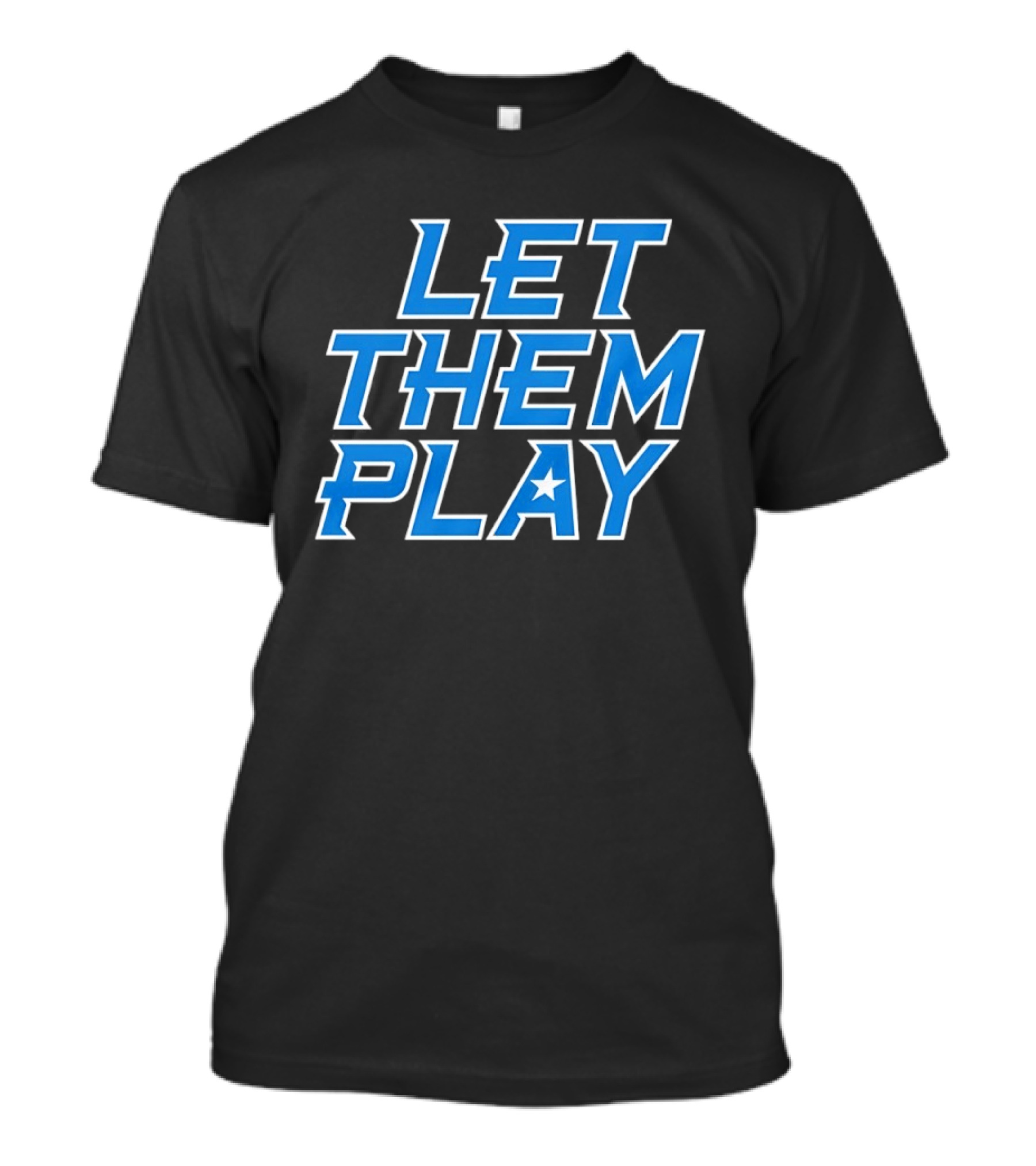 Let Them Play Puerto Rico Star T-Shirt