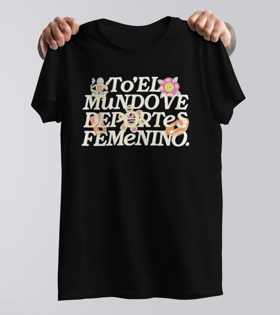 To El Mundo Deportes Femenino Pastel Floral T-Shirt