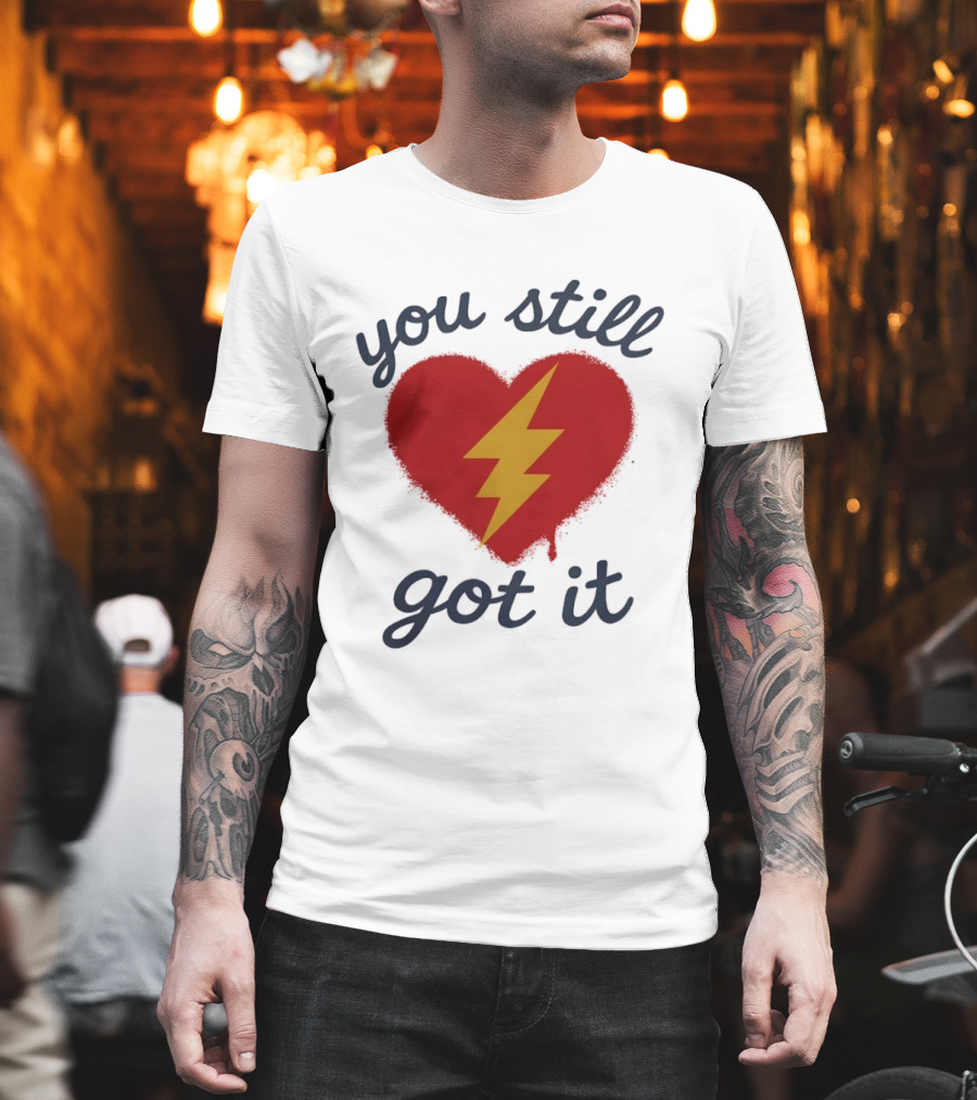 Brett Young You Still Got It Heart Lightning Bolt T-Shirt