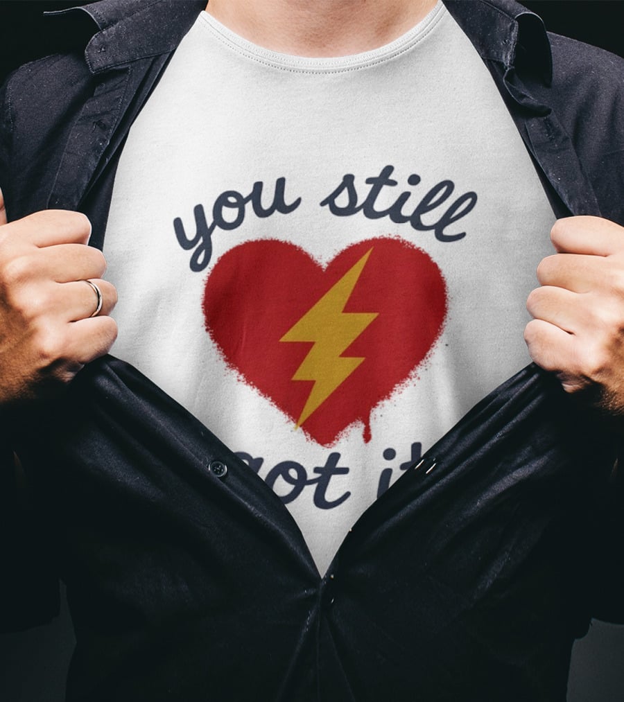 Brett Young You Still Got It Heart Lightning Bolt T-Shirt