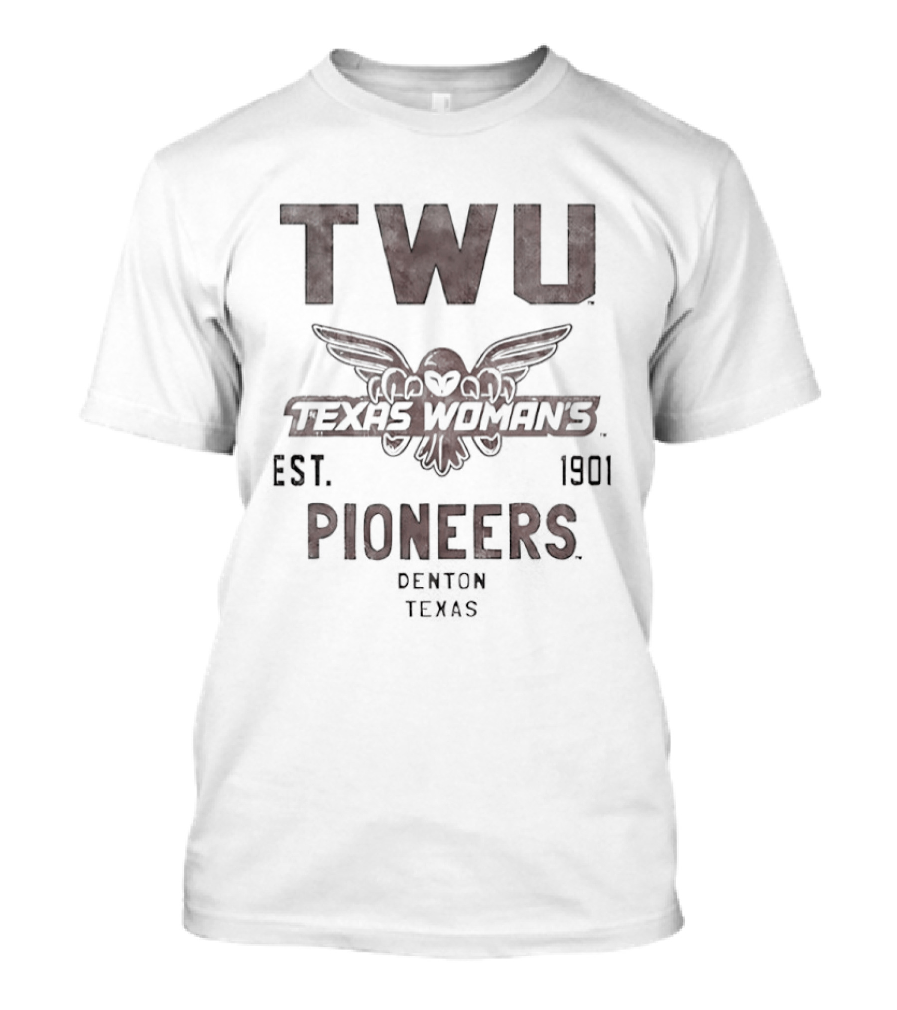 TWU Texas Woman's Pioneers Est 1901 Denton Texas T-Shirt