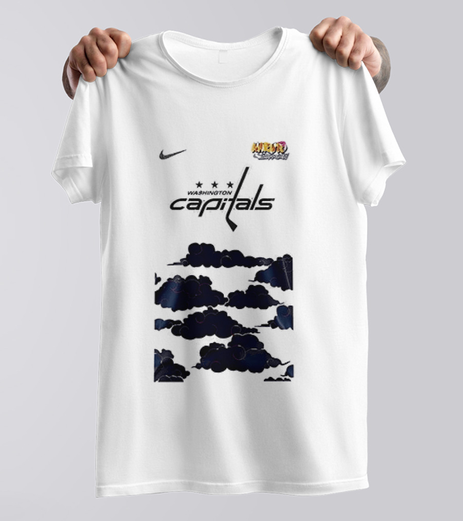 Nike Washington Capitals X Naruto Shippuden Collaboration T-Shirt