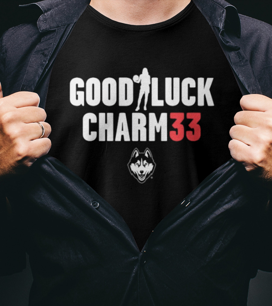 Good Luck Charm 33 UConn Huskies T-Shirt