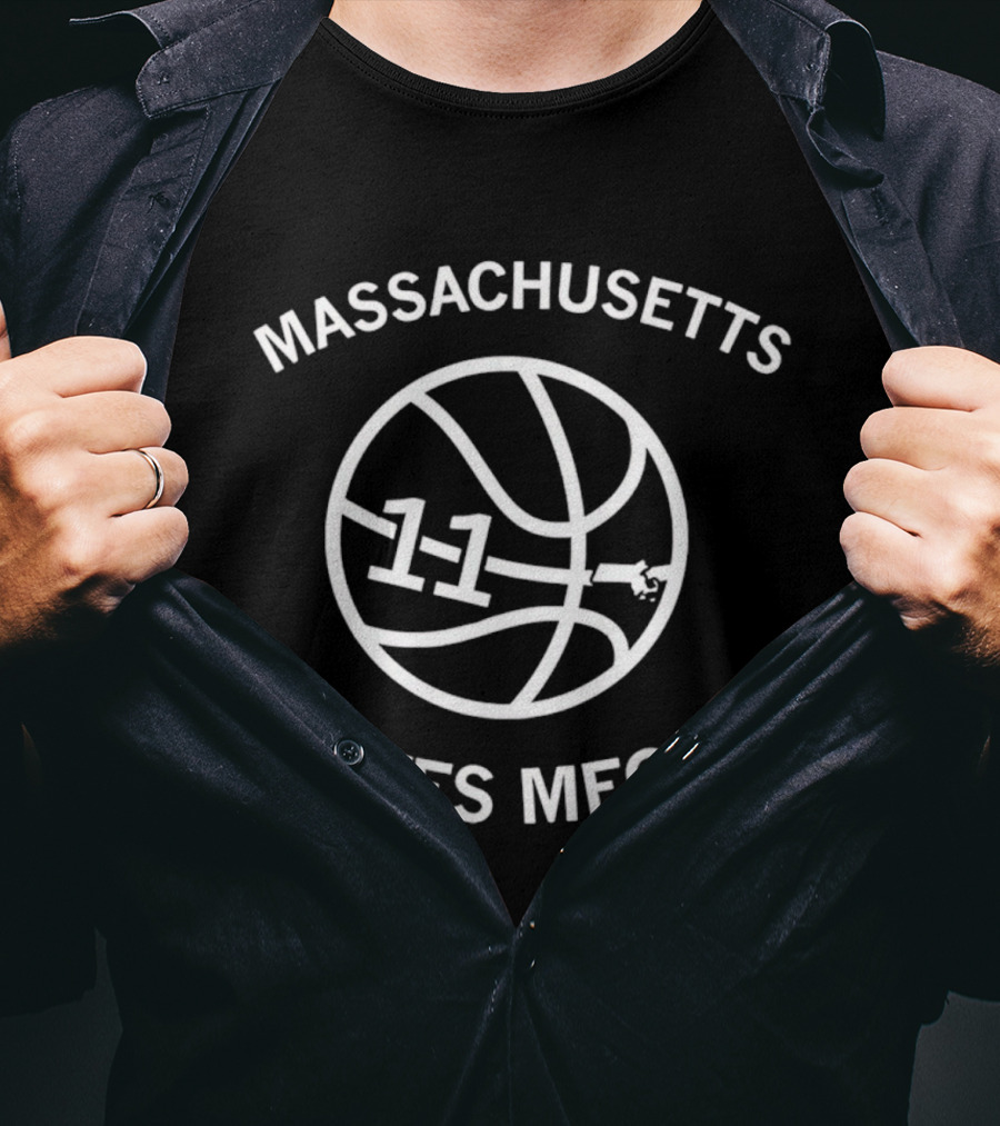 Massachusetts Loves Megan Basketball Number 11 T-Shirt