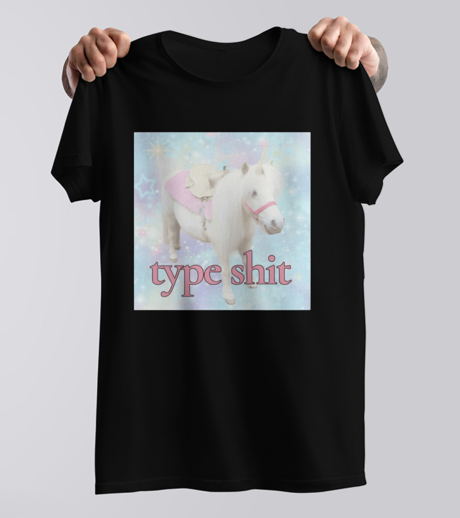 Unicorn Type Shit Pastel Starry Sky T-Shirt