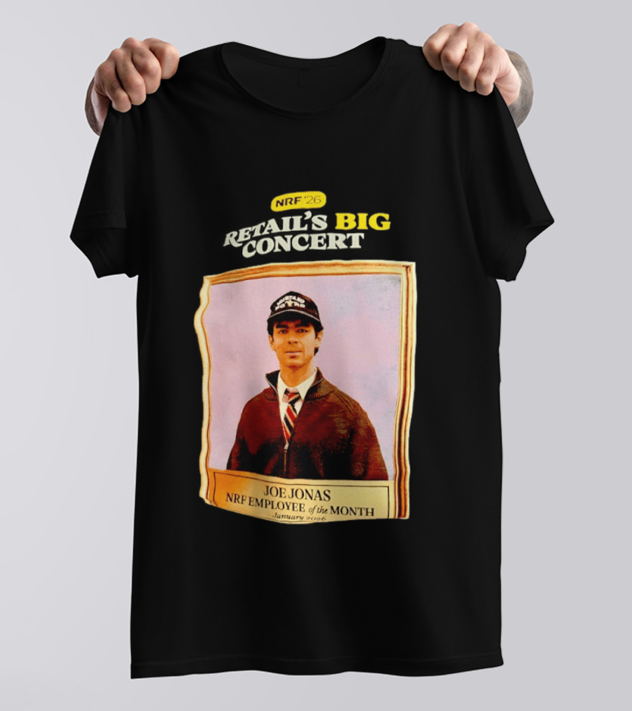 Joe Jonas NRF Employee Of The Month January 2006 Retail's Big Concert T-Shirt
