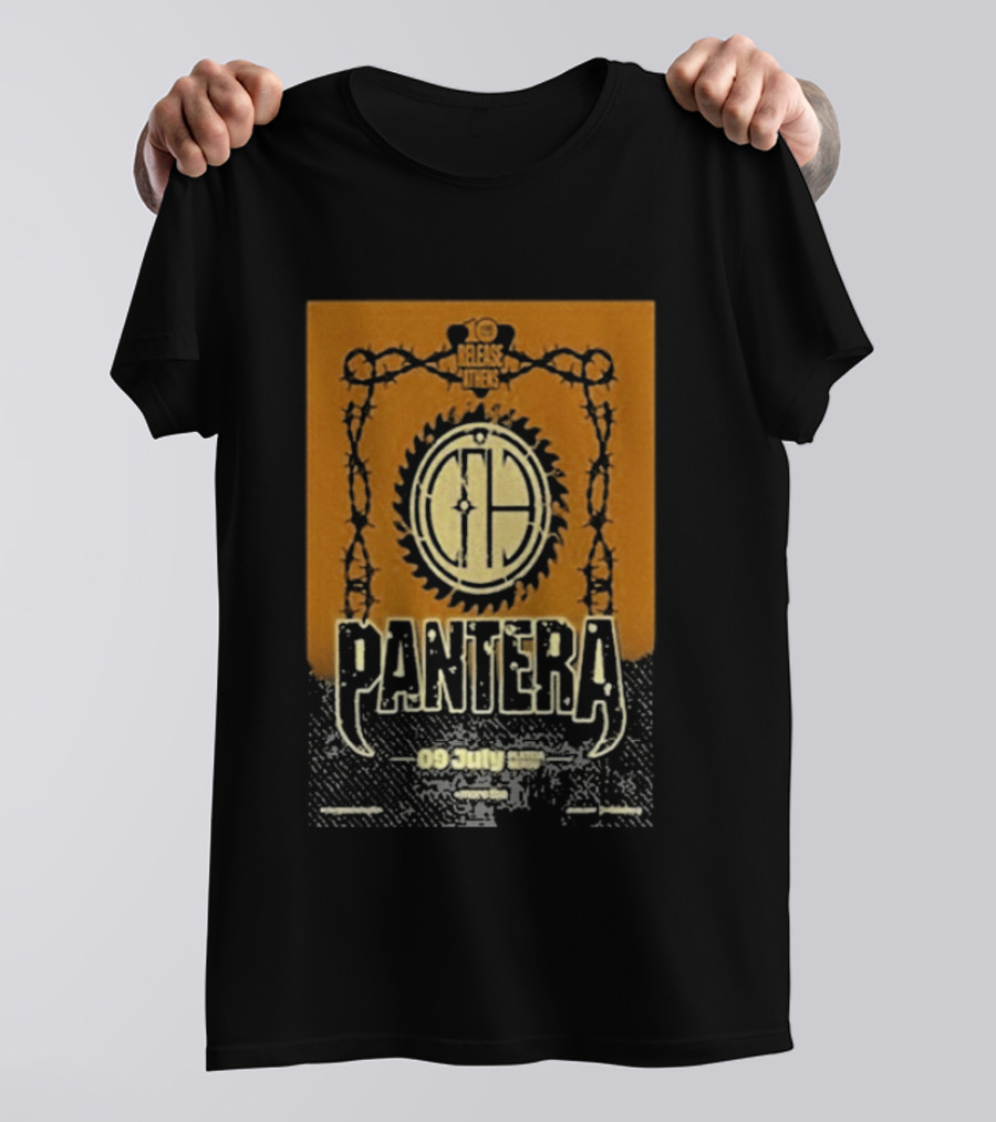 Pantera Plateia Nerou Athens July 9 2026 Greek Event Artillery Gear Sign T-Shirt