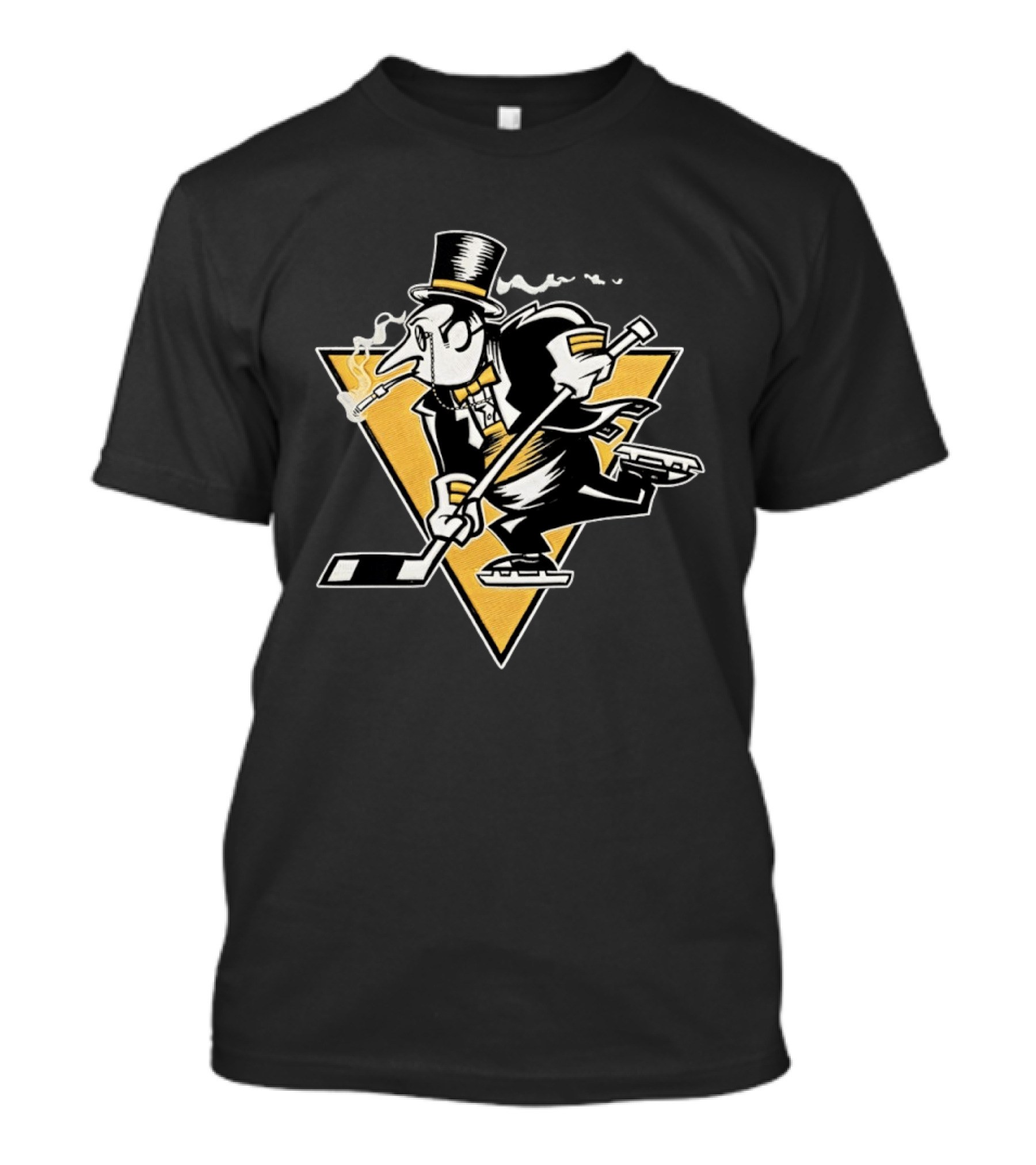 Pittsburgh Penguins Oswald Cobblepot Hockey Character Sports Mashup T-Shirt