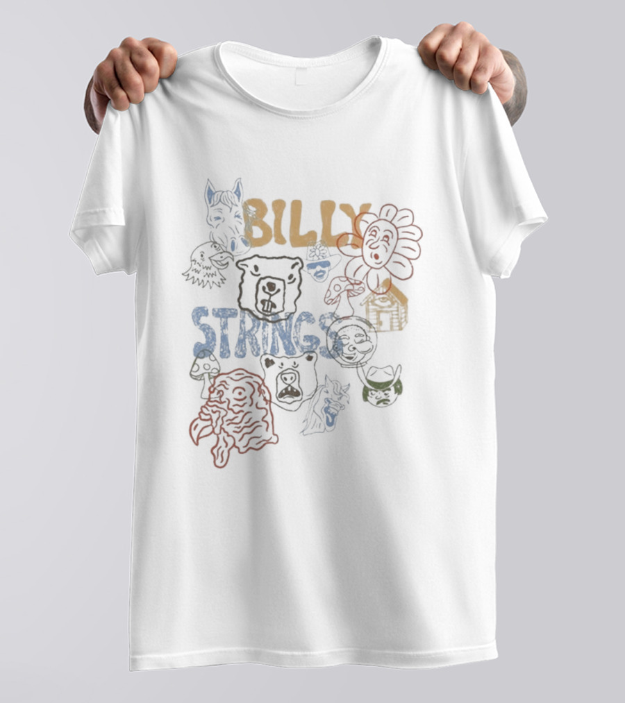 Billy Strings Characters Event Winter Treehouse Sunflower Owl T-Shirt