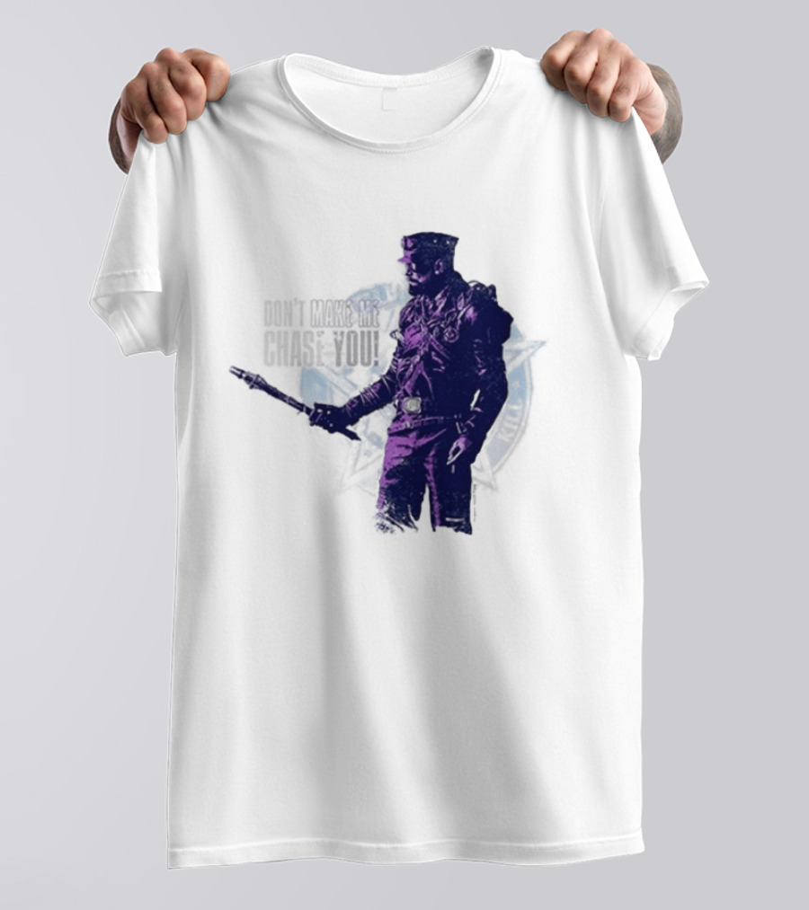 Coyle Don't Make Me Chase You Purple Costume Valentine's Day T-Shirt