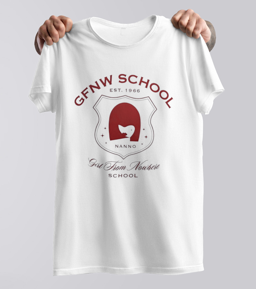 GFNW School Girl From Nowhere Est 1966 T-Shirt