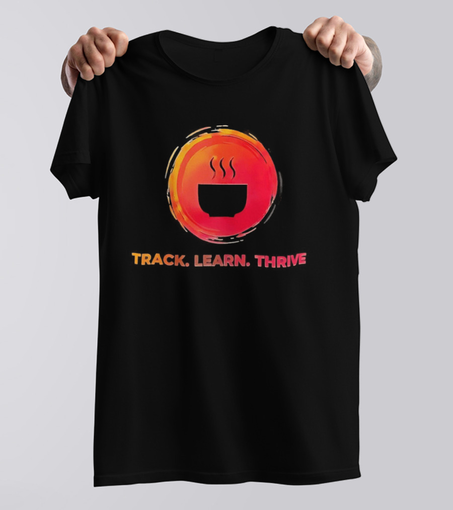 Coffee Track Learn Thrive Steaming T-Shirt