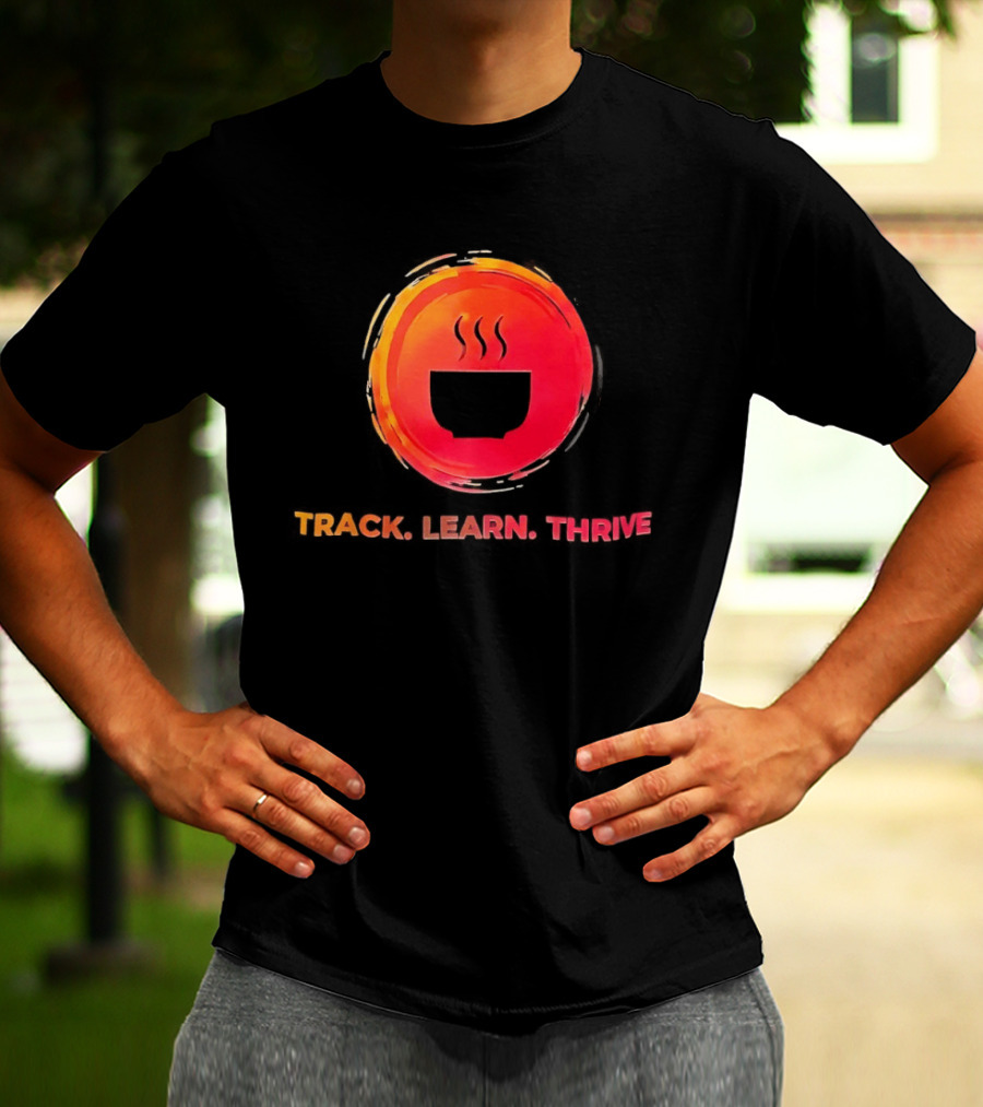 Coffee Track Learn Thrive Steaming T-Shirt