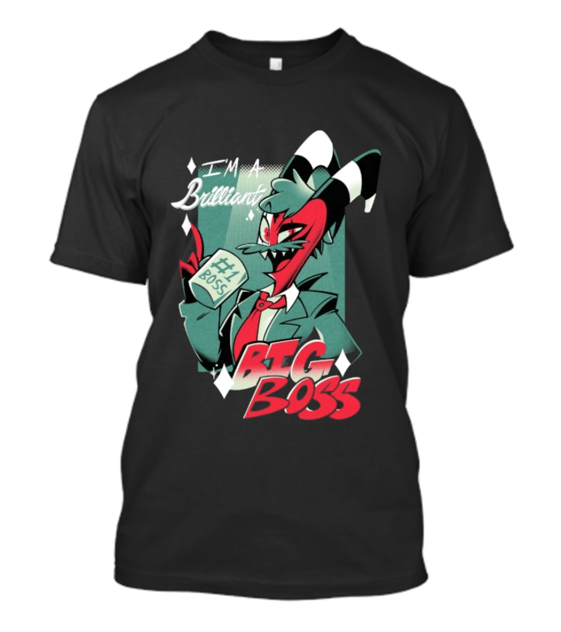 Brilliant Big Boss Hazbin Hotel #1 Boss Coffee T-Shirt