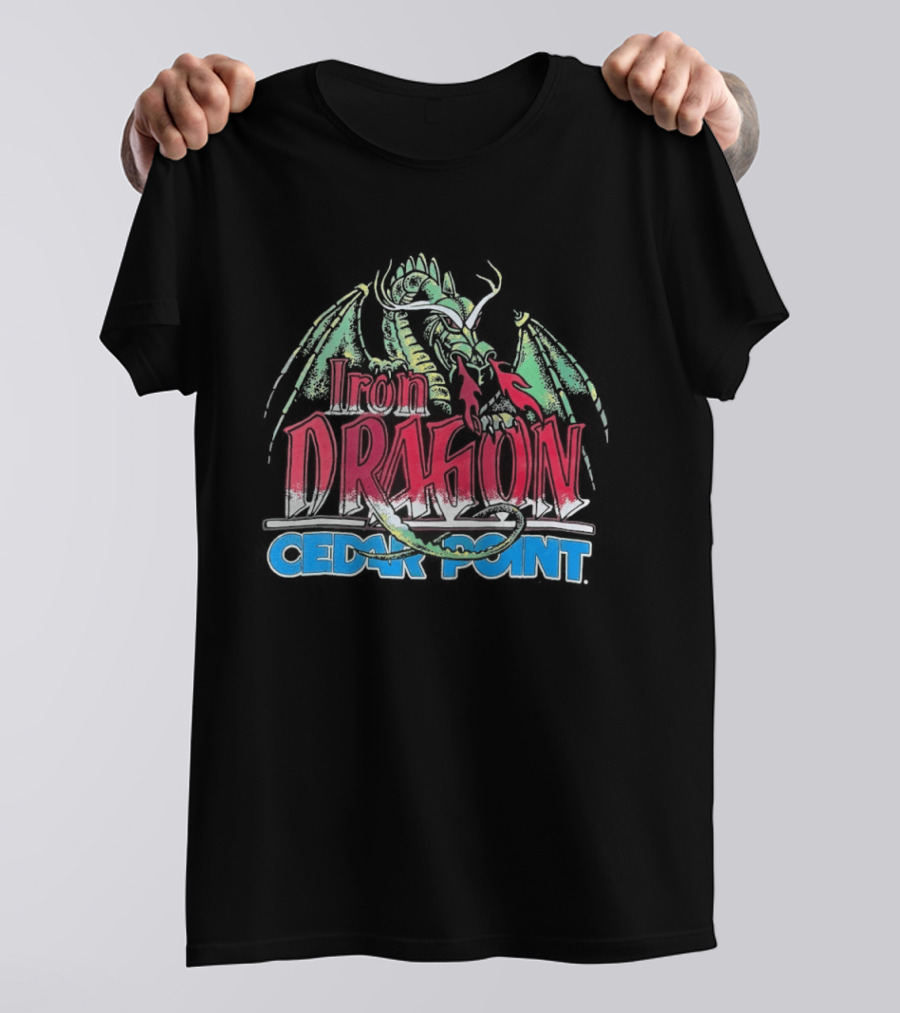 Iron Dragon Cedar Point Amusement Park Adventure T-Shirt