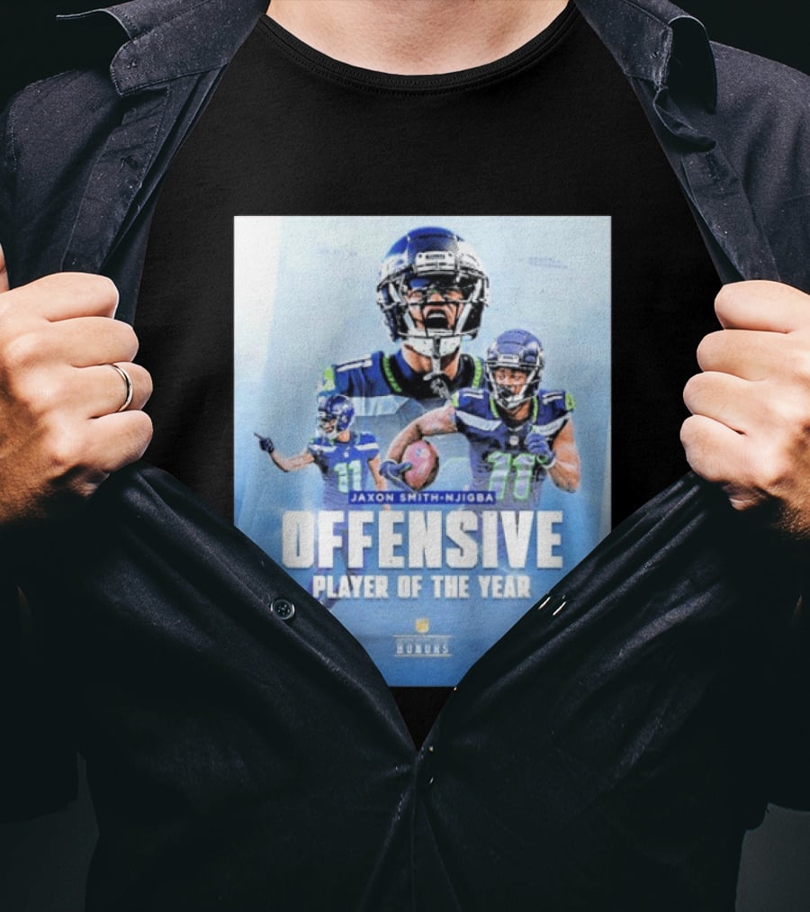 Jaxon Smith Njigba Offensive Player Of The Year Seattle Seahawks Honors T-Shirt