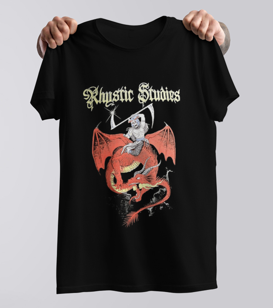 Rhystic Studies Big Ass Dragon Rider Fantasy T-Shirt