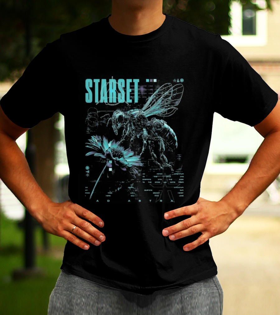Starset Silos Ad Astra Bee Flower T-Shirt