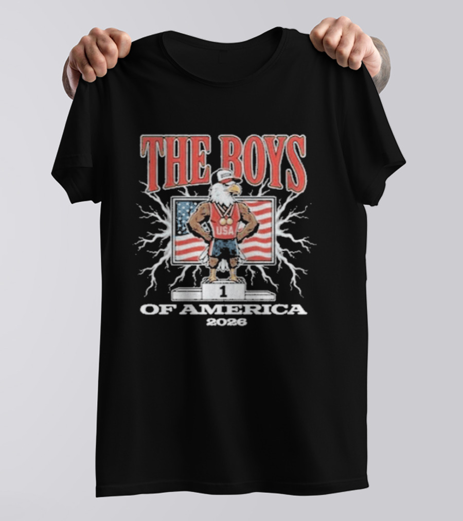 The Boys USA Eagle American Flag 2026 T-Shirt