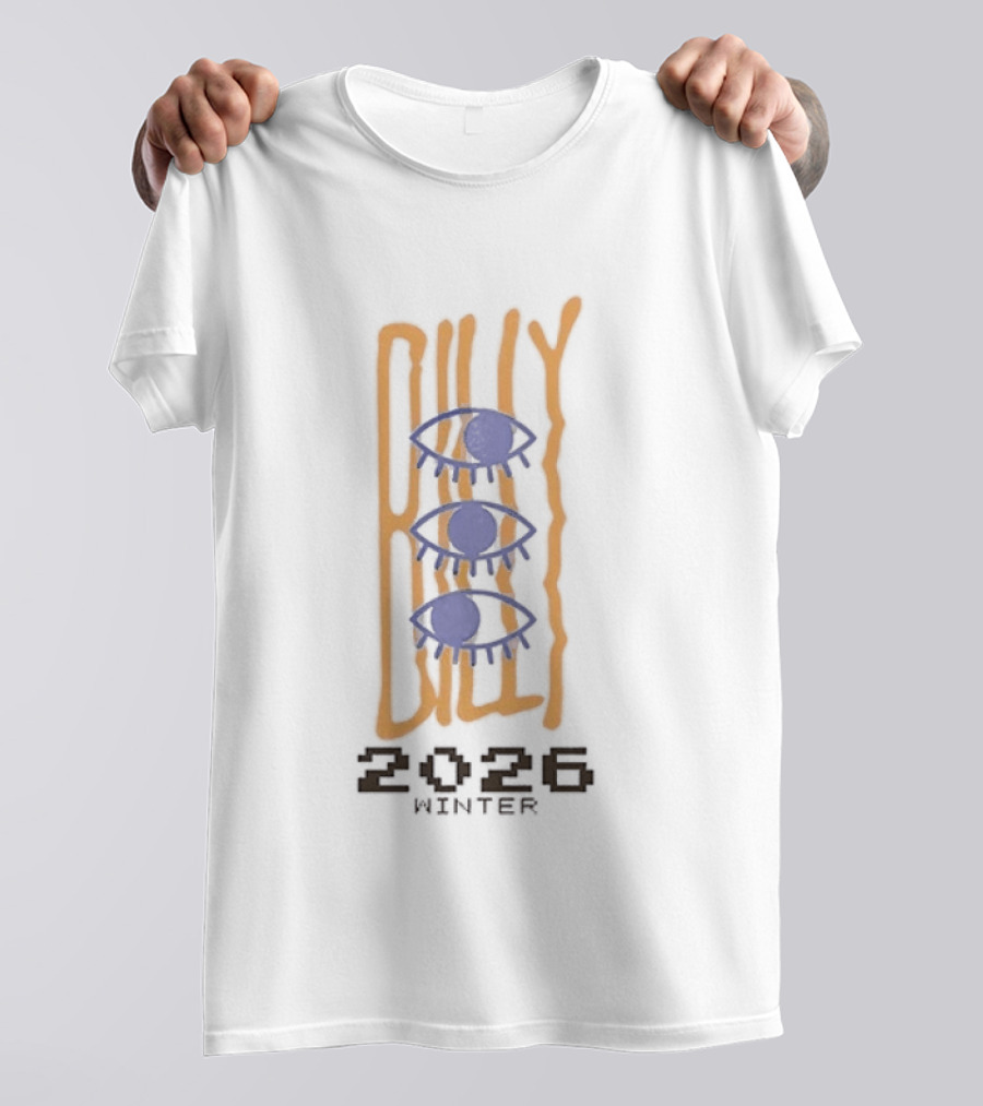 Billy Strings 2026 Winter Eyes Tour Dates Schedule T-Shirt