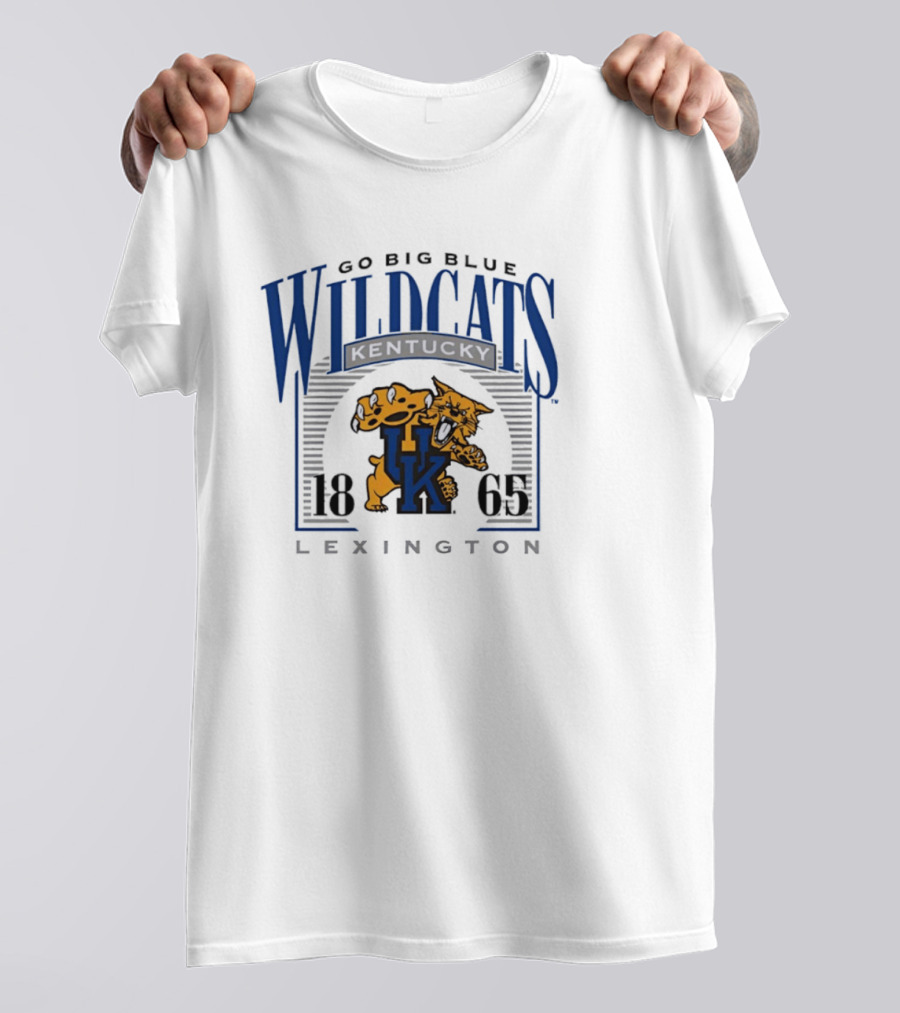 Go Big Blue Wildcats Kentucky 1865 Lexington UK T-Shirt