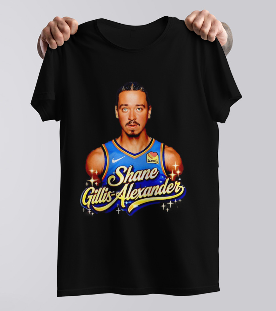 Nike Shane Gillis Alexander Loves Oklahoma City Thunder Basketball T-Shirt