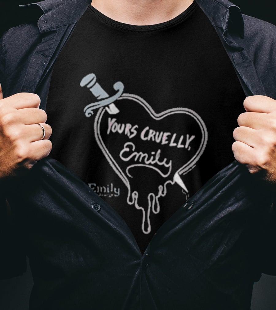 Yours Cruelly Emily Knife Heart T-Shirt