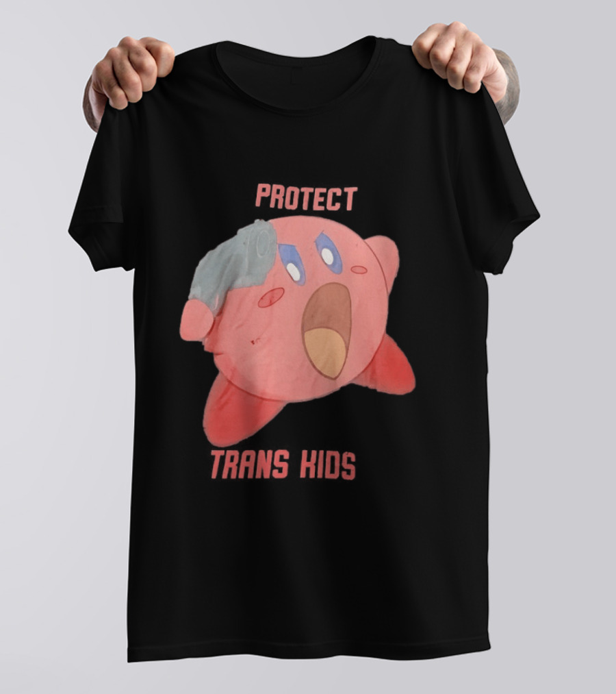 Kirby Protect Trans Kids T-Shirt