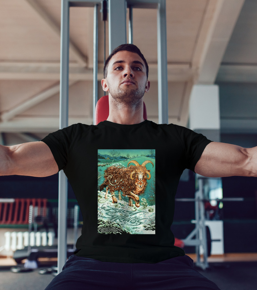 Billy Strings Asheville NC Event Feb 10 14 2026 Wolf Ram T-Shirt