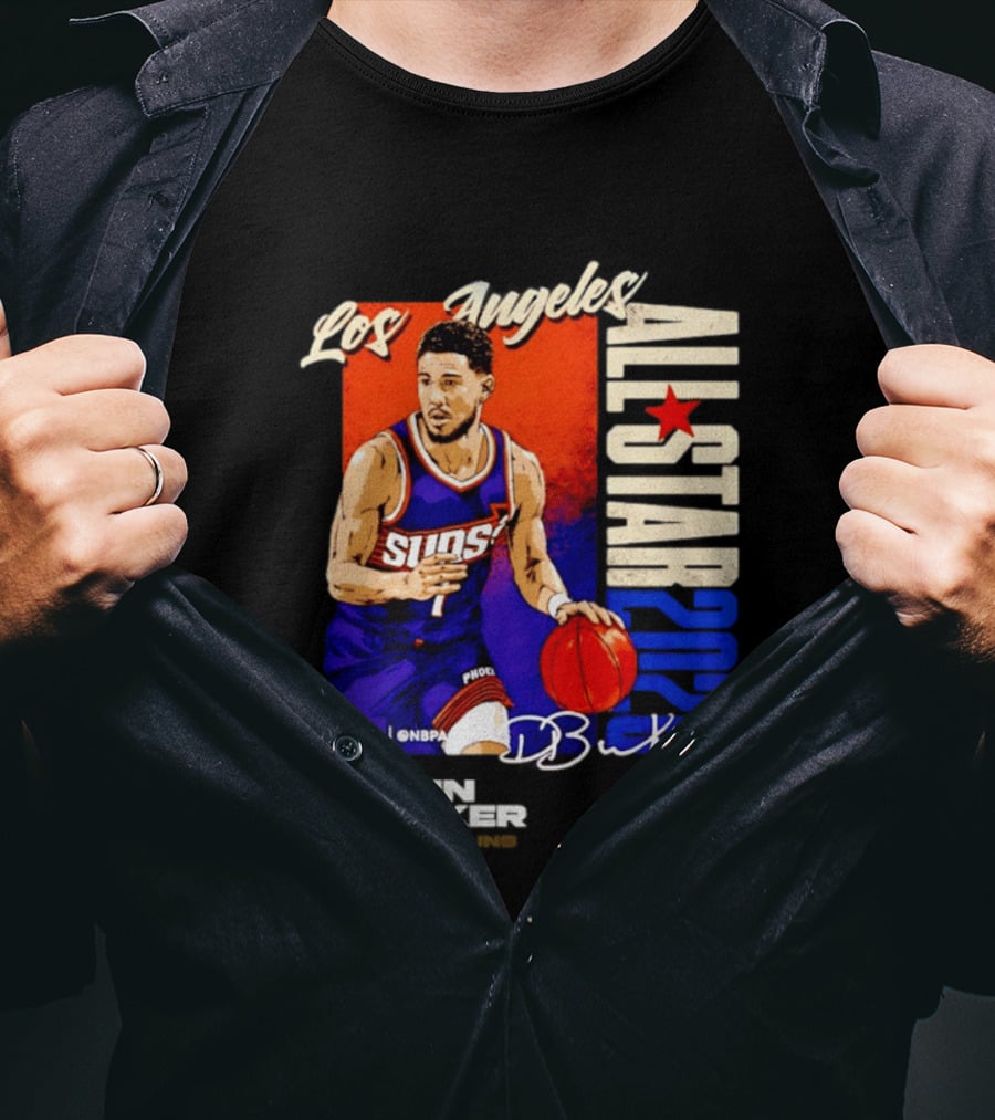 Devin Booker Los Angeles 2026 NBA All Star Suns D Book T-Shirt
