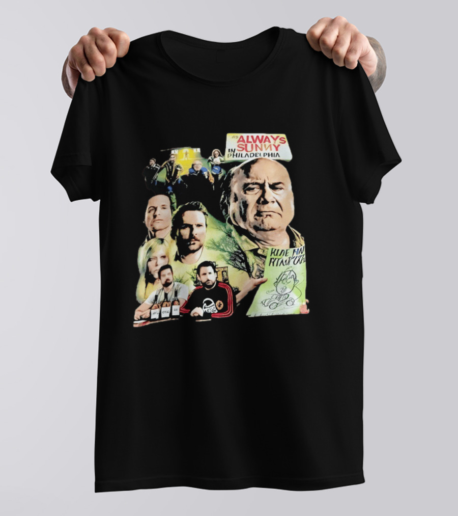 Always Sunny In Philadelphia Characters Collage T-Shirt
