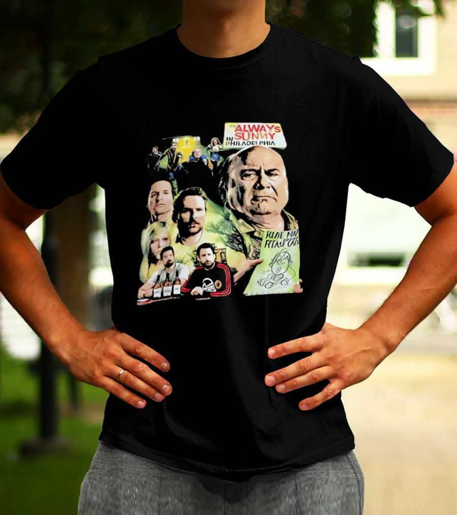 Always Sunny In Philadelphia Characters Collage T-Shirt