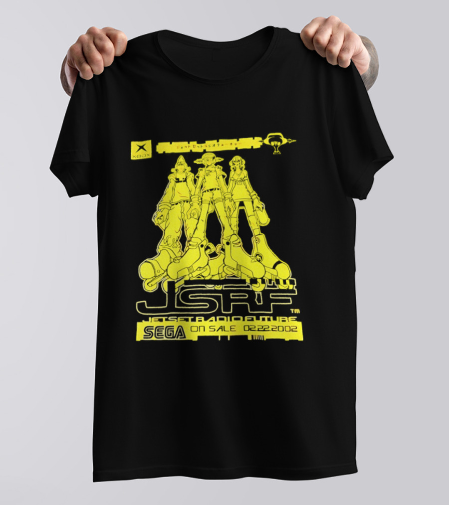 Jet Set Radio Future JSRF SEGA Xbox 2002 T-Shirt