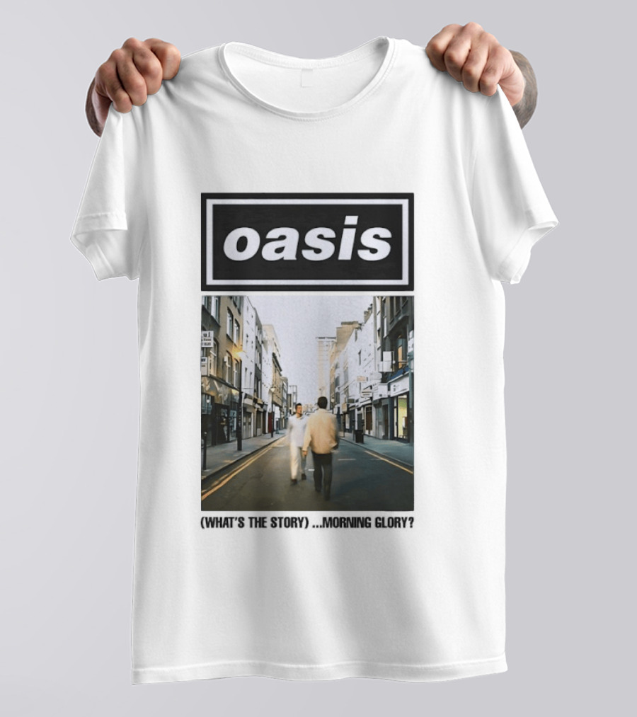 Oasis What's The Story Morning Glory Album Cover Colorful T-Shirt