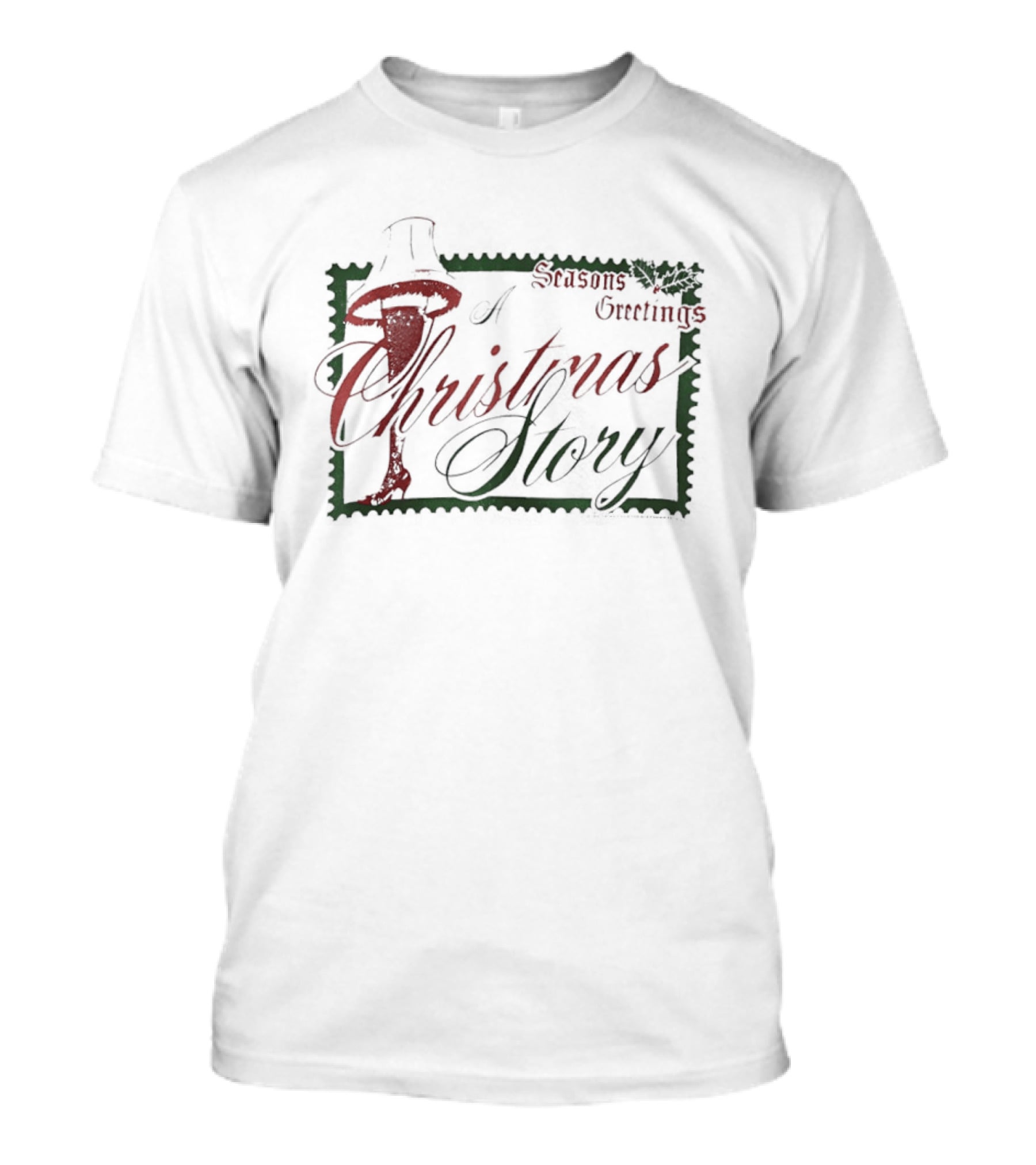 Seasons Greetings A Christmas Story Leg Lamp T-Shirt