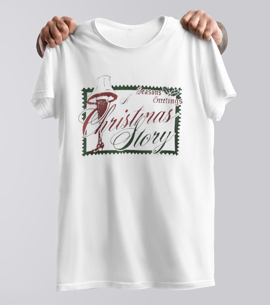 Seasons Greetings A Christmas Story Leg Lamp T-Shirt